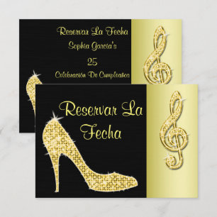 Estilete Eorado und Violinschlüssel 25th Save The Date