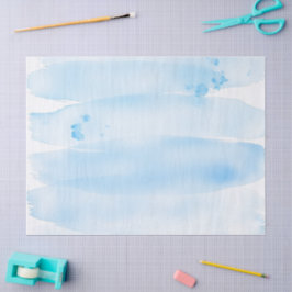 Estilo Acuarela Azul – Minimalista, Fresco y Elega Seidenpapier