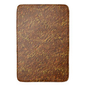 Estilo alvenaria rústica marrom e tom dourado badematte (Vorderseite Vertikal)