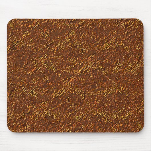Estilo alvenaria rústica marrom e tom dourado mousepad (Vorne)