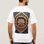 Estilo Azteca 3D T - Shirt - Bold, Artistic (Rückseite)