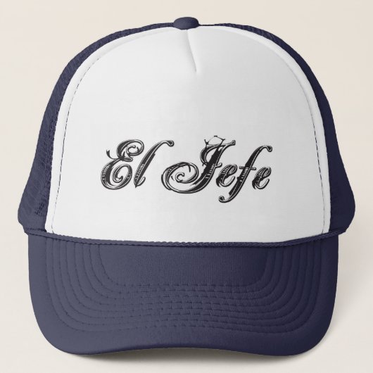 Estilo Logo EL Jefe Art Truckerkappe (Vorderseite)