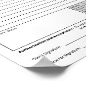 Estimate Quote Job Proposal Forms Contractor Poster (Ecke)