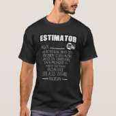 Estimator T-Shirt (Vorderseite)