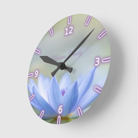 Estival Jazz  Runde Wanduhr (Winkel)