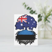 Estland Australien Tree Roots Postkarte (Stehend Vorderseite)