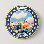 Estland Button (Vorderseite)