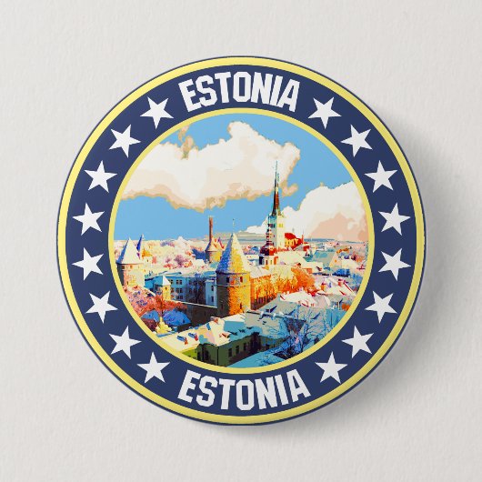 Estland Button (Vorderseite)