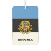 Estland Car Air Freshener, Estnische Flagge Autolufterfrischer (Rückseite)
