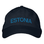Estland Customized Hat Eesti Kohandatud müts Bestickte Kappe (Vorderseite)