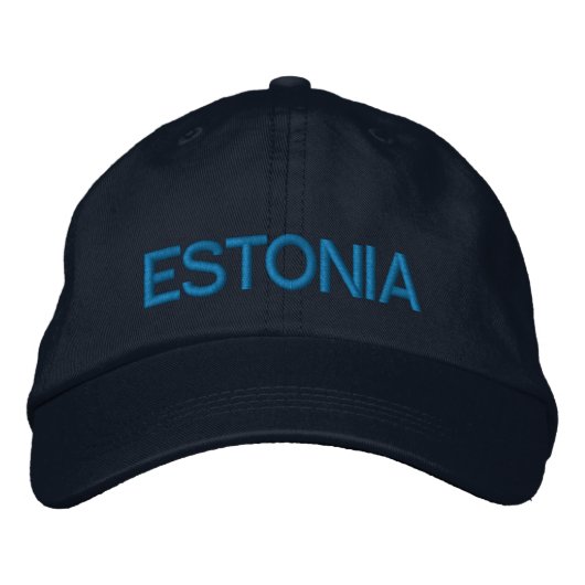 Estland Customized Hat Eesti Kohandatud müts Bestickte Kappe (Vorderseite)