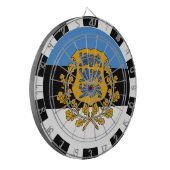 Estland Dartboard & Estonian Flag / Spielbrett Dartscheibe (Vorderseite Links)