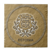 Estland Dekorfliese! Fliese (Vorderseite)