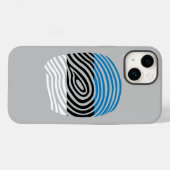 Estland DNA Case-Mate iPhone Hülle (Rückseite (Horizontal))