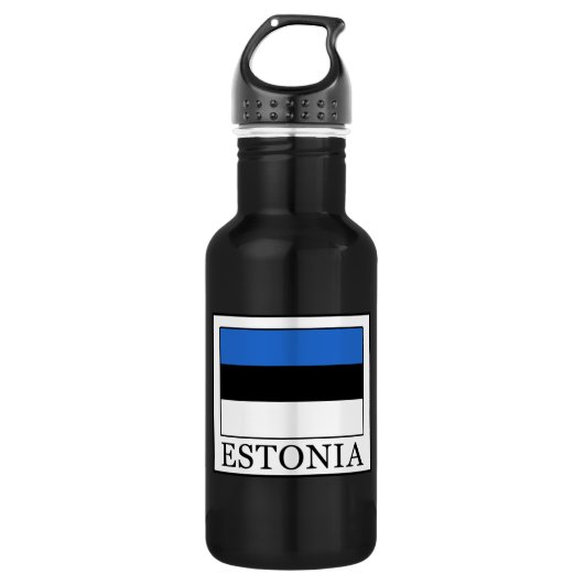 Estland Edelstahlflasche (Vorderseite)