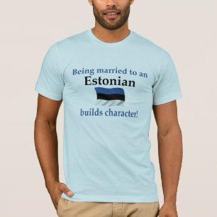 Estland errichtet Charakter T-Shirt