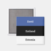 Estland - Estland - Magnet Estland (Vorderseite/Rückseite)