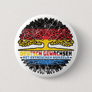 Estland Estnisch Deutsch Deutschland Baum Wurzel Button