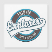 Estland Explorer ins Abenteuer Magnetkarte (Vorderseite)