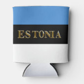 ESTLAND FLAG CAN COOLER DOSENKÜHLER (Vorderseite)