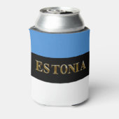 ESTLAND FLAG CAN COOLER DOSENKÜHLER (Kanne Rückseite)
