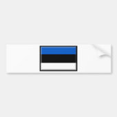 Estland-Flagge Autoaufkleber (Vorne)