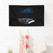 Estland-Flagge Banner (Insitu)