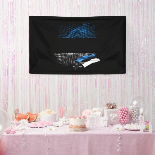 Estland-Flagge Banner (Party)