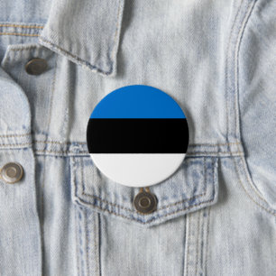 Estland-Flagge Button