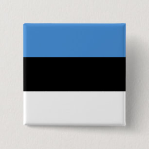 Estland-Flagge Button