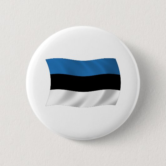 Estland-Flagge-Button Button (Vorderseite)