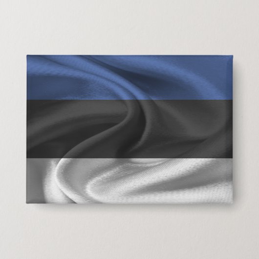 Estland-Flagge-Button Button (Vorderseite)