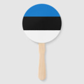 Estland-Flagge Fächer (Rückseite)