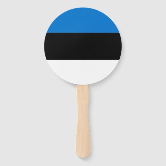 Estland-Flagge Fächer (Vorderseite)