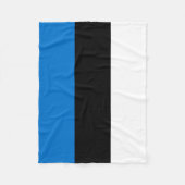 Estland-Flagge Fleecedecke (Vorderseite)