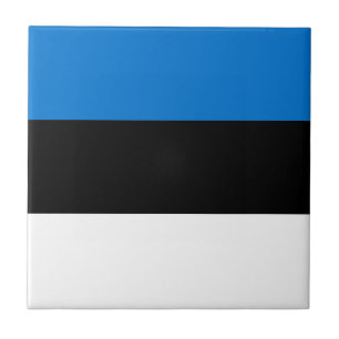 Estland-Flagge Fliese