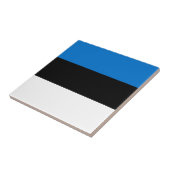 Estland-Flagge Fliese (Seite)