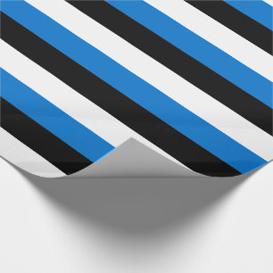 Estland-Flagge Geschenkpapier