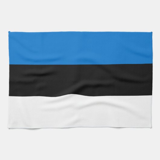 Estland-Flagge Geschirrtuch (Horizontal)