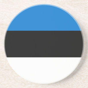Estland-Flagge Getränkeuntersetzer