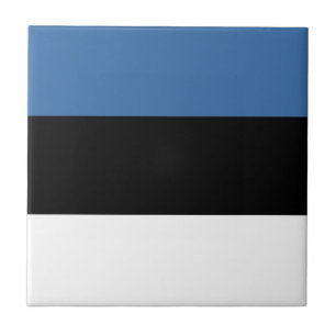Estland-Flagge Keramikfliese