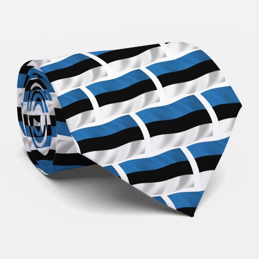 Estland Flagge Krawatte (Gerollt)