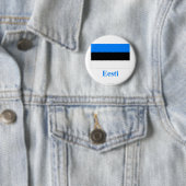 Estland-Flagge mit Namen in estnischem Button (Beispiel)