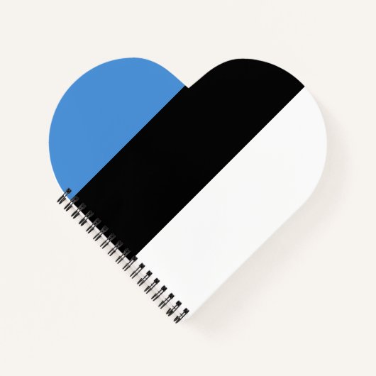 Estland-Flagge Notizblock (Vorderseite)