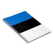 Estland-Flagge Notizblock (Rechte Seite)