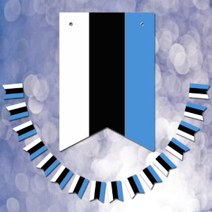 Estland-Flagge & Party Estnische Banner / Hochzeit