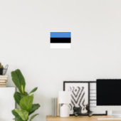Estland-Flagge Poster (Heimbüro)