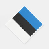 Estland-Flagge Serviette (Ecke)