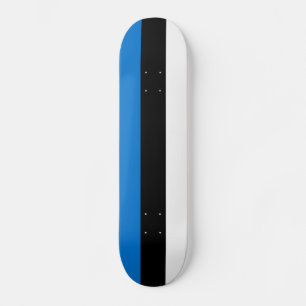 Estland-Flagge Skateboard