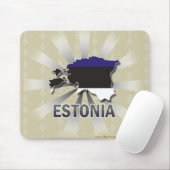 Estland-Flaggen-Karte 2,0 Mousepad (Mit Mouse)